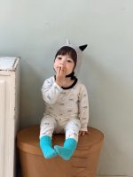 【73-110】二点セット パジャマ トップス ズボン プリント カジュアル 男の子 - 画像 (3)