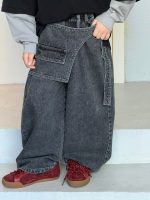 【100-150】Tシャツ 折り襟 配色 フェイク 切り替え ゆったり 男の子 - 画像 (8)