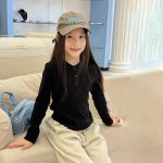 【100-170】トップス 女の子 シンプル 合わせやすい 韓国風 - 画像 (7)