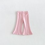 【80-130】パンツ 女の子 無地 ベルボトム おしゃれ - 画像 (9)