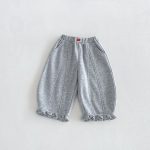 【80-130】パンツ 女の子 フリル 無地 4色選べる - 画像 (7)
