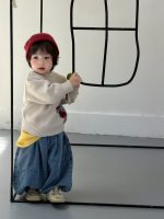 【73-110】セーター 韓国風 犬柄 ニット 男の子 - 画像 (4)
