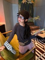 【100-160】長袖トップス 女の子 ドット柄 おしゃれ 合わせやすい - 画像 (5)
