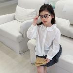 【100-170】シャツorスカート 女の子 フリル 折り襟 - 画像 (7)