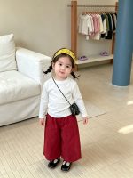 【73-120】トップスorパンツ 女の子 無地 7色選べる シンプル - 画像 (6)