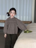 【100-150】シャツorパンツ 女の子 ギャザー おしゃれ ゆったり - 画像 (7)