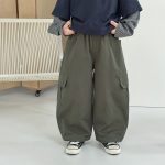 【90-160】パンツ 男の子 ポケット付き カジュアル ゆったり - 画像 (3)