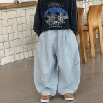 【90-160】トレーナーorパンツ 男の子 韓国風 ウォッシュ加工 ストリート - 画像 (8)
