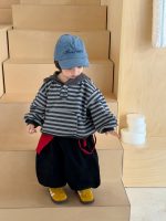【73-110】パーカー ズボン フード付き ストライブ 男の子 - 画像 (6)