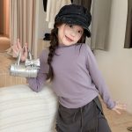 【100-170】トップス 女の子 フリル シンプル 9色選べる - 画像 (9)