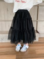 【90-160】スカート 女の子 ふんわり ガーリー チュール ミモレ丈 - 画像 (18)