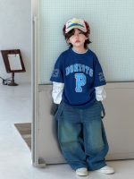 【100-150】Tシャツ フェイス プリント ファッション 長袖 男の子 - 画像 (8)
