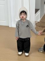 【73-110】アウター 長袖Tシャツ クマ柄 シンプル 合わせやすい 男の子 - 画像 (8)