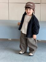 【73-110】アウター Tシャツ ズボン ファスナー プリント カジュアル 男の子 - 画像 (4)