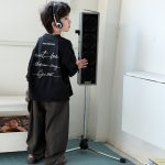 【90-160】長袖Tシャツ 男の子 シンプル プリント 合わせやすい - 画像 (4)