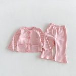 【66-90】セットアップ ベビー レトロ チェック - 画像 (10)