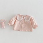 【73-120】トップスorパンツ ベビー どうぶつ刺繍 ニット - 画像 (6)