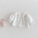 【73-120】トップスorパンツ ベビー どうぶつ刺繍 ニット - 画像 (7)