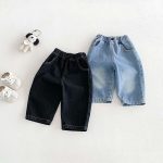 【73-100】パンツ ベビー カジュアル デニム - 画像 (7)