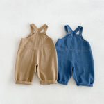 【80-130】シャツorサロペット 男の子 ワンプリント デニム - 画像 (3)