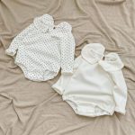 【66-90】長袖ロンパース ベビー コットン かわいい - 画像 (7)