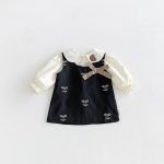 【73-110】クマブラウス&ワンピース ベビー かわいい - 画像 (3)