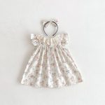 【66-130】ロンパースorワンピース ベビー 姉妹服 フラワー柄 - 画像 (9)