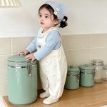 【73-100】サロペットorシャツ ベビー 可愛い ベージュ - 画像 (4)