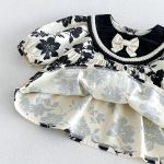 【73-110】ワンピース ベビー レトロ 花柄 - 画像 (15)