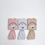 【80-130】セットアップ キッズ カートゥーン かわいい