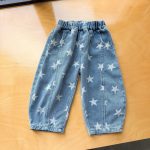 【80-150】パンツ キッズ デニム スター柄 - 画像 (10)