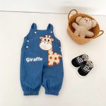 【73-110】サロペット ベビー デニム 通園・お出かけに - 画像 (3)