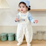 【73-100】サロペットorシャツ ベビー 可愛い ベージュ - 画像 (8)