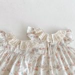 【66-130】ロンパースorワンピース ベビー 姉妹服 フラワー柄 - 画像 (16)
