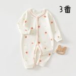 【66-90】ロンパース ベビー ナチュラル シンプル - 画像 (5)