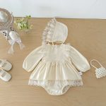 【66-90】ロンパース ベビー レース プリンセス - 画像 (10)