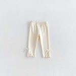 【73-100】レギンス ベビー リボン付き スウィート - 画像 (3)
