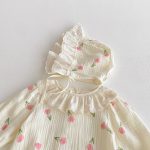 【66-90】ロンパース&帽子 ベビー チューリップ キュート - 画像 (11)