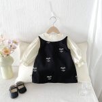 【73-110】クマブラウス&ワンピース ベビー かわいい - 画像 (6)