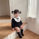 【66-90】ロンパース ベビー リボン プリンセス - 画像 (6)