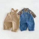 【80-130】シャツorサロペット 男の子 ワンプリント デニム - 画像 (13)