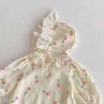 【66-90】ロンパース&帽子 ベビー チューリップ キュート - 画像 (12)