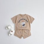 【80-130】セットアップ キッズ カートゥーン かわいい - 画像 (5)