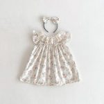 【66-130】ロンパースorワンピース ベビー 姉妹服 フラワー柄 - 画像 (7)