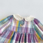 【73-110】ワンピース ベビー カラフル チェック - 画像 (15)