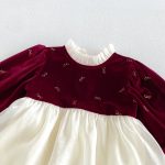 【66-90】ロンパース ベビー カラー バリワイン - 画像 (10)