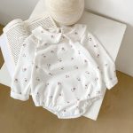【66-90】長袖ロンパース ベビー コットン かわいい - 画像 (9)