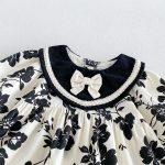 【73-110】ワンピース ベビー レトロ 花柄 - 画像 (14)