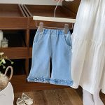 【73-100】パンツ ベビー ストレッチ デニム - 画像 (7)
