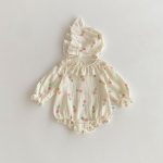 【66-90】ロンパース&帽子 ベビー チューリップ キュート - 画像 (8)